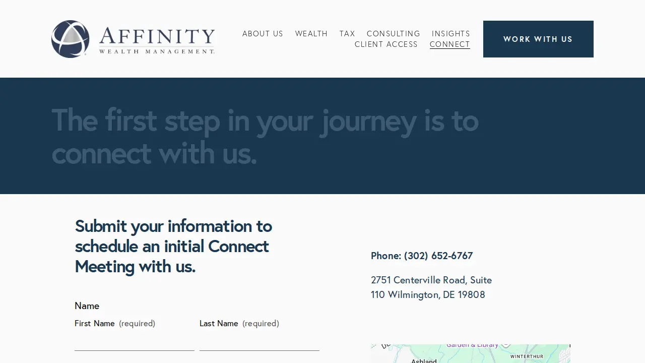 Affinity Wealth Management LLC page