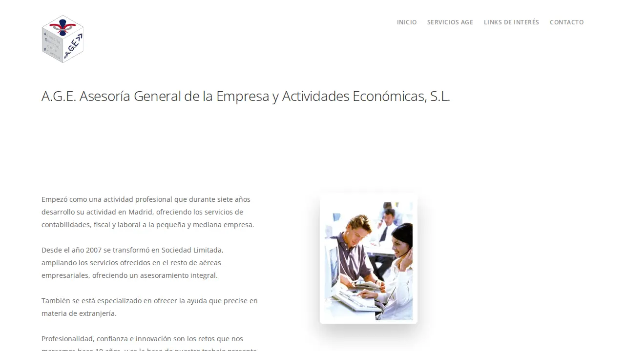 AGE Asesoría General de la Empresa y Actividades Económicas, S.L. page