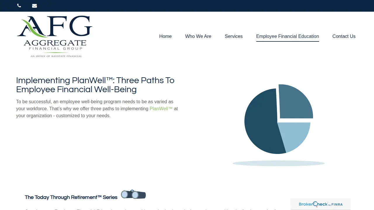 Aggregate Financial Group page