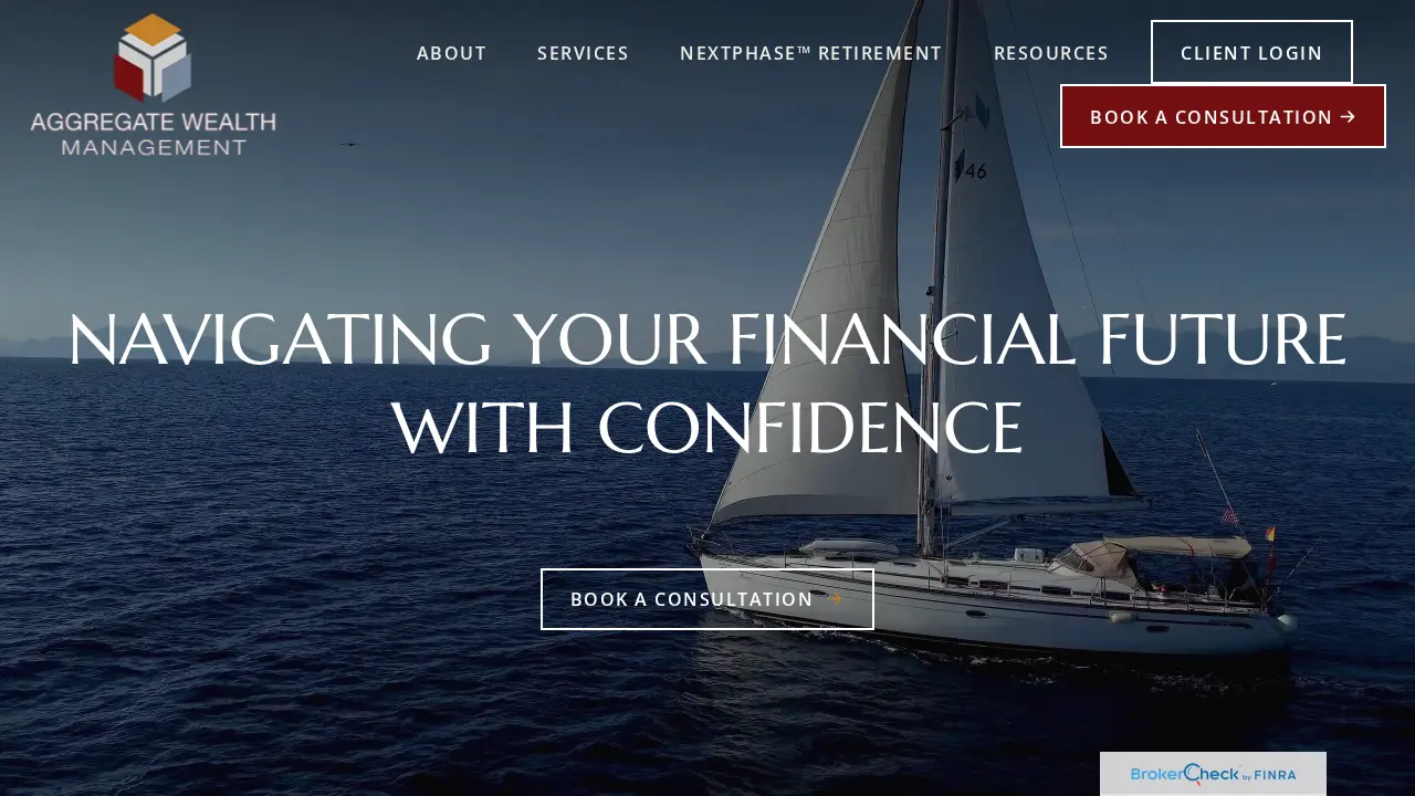 Aggregate Wealth Management website
