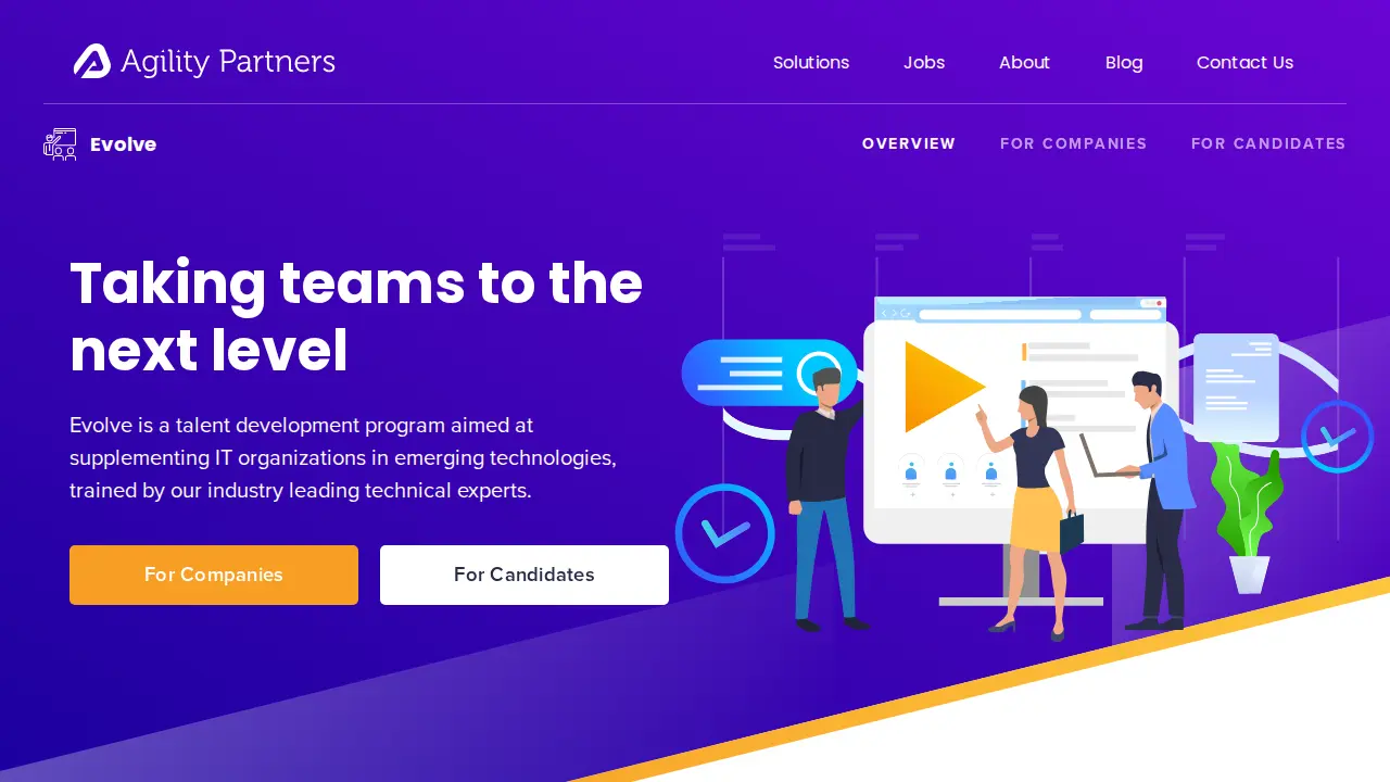Agility Partners page