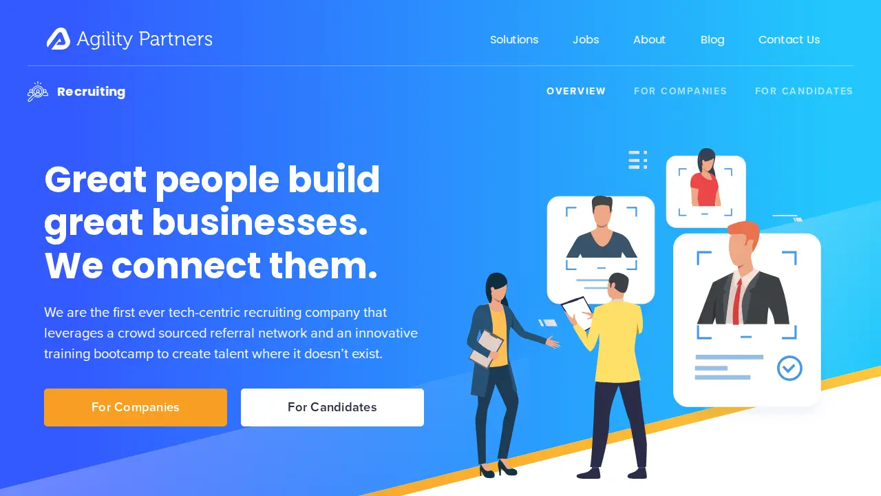 Agility Partners page