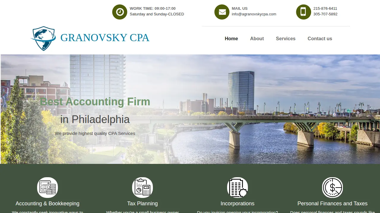 Granovsky CPA P.C. page