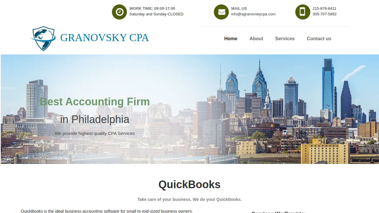 Granovsky CPA P.C. page