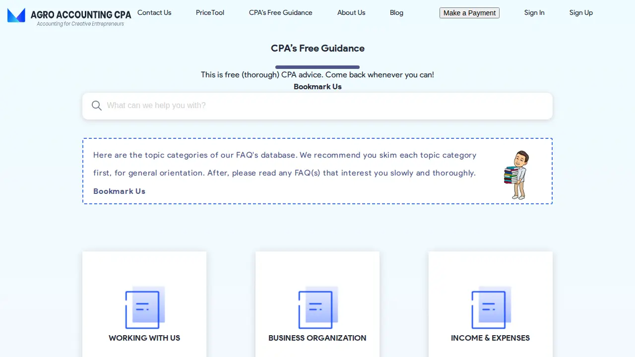 Agro Accounting CPA page