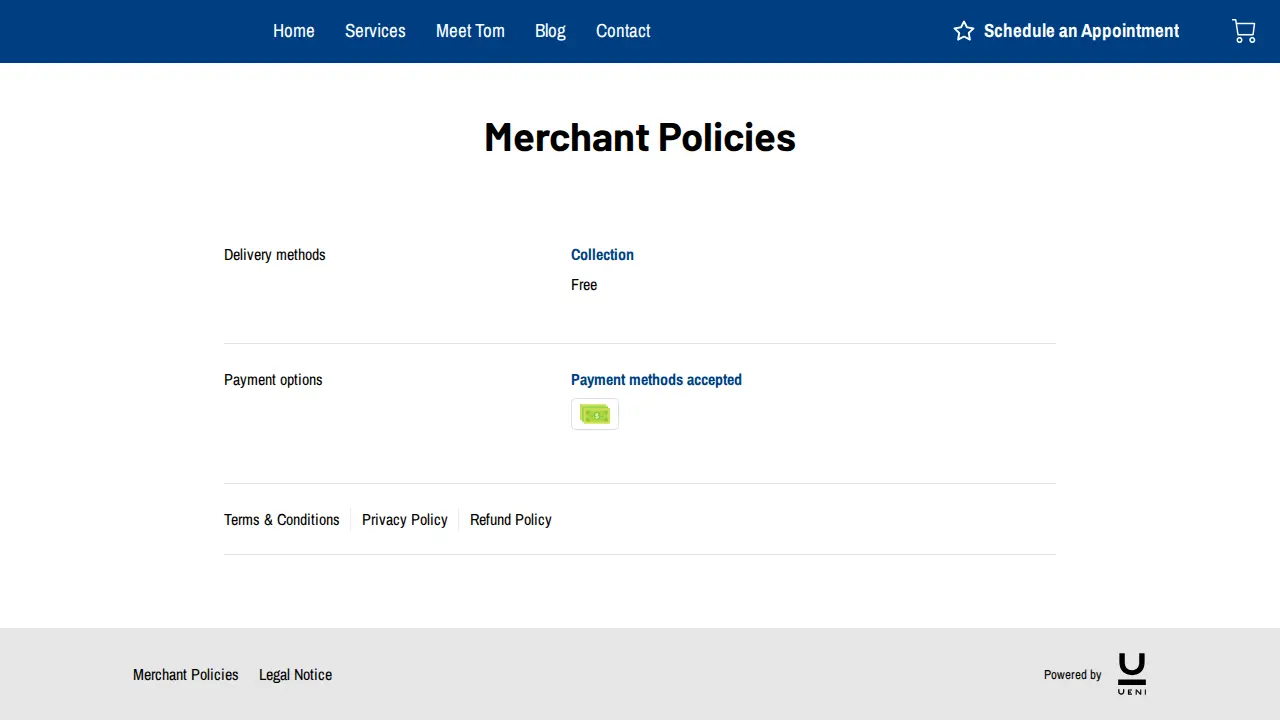 Ahern Bookkeeping page