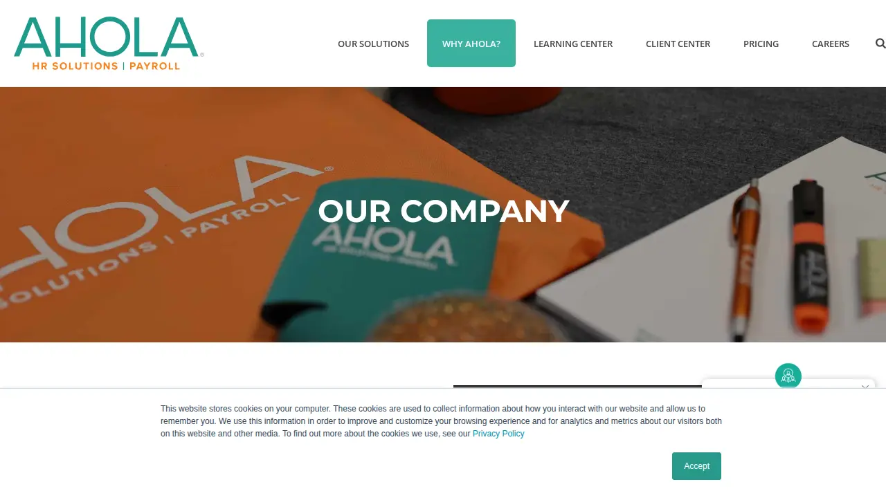 Ahola HR Solutions | Payroll - Columbus Office page