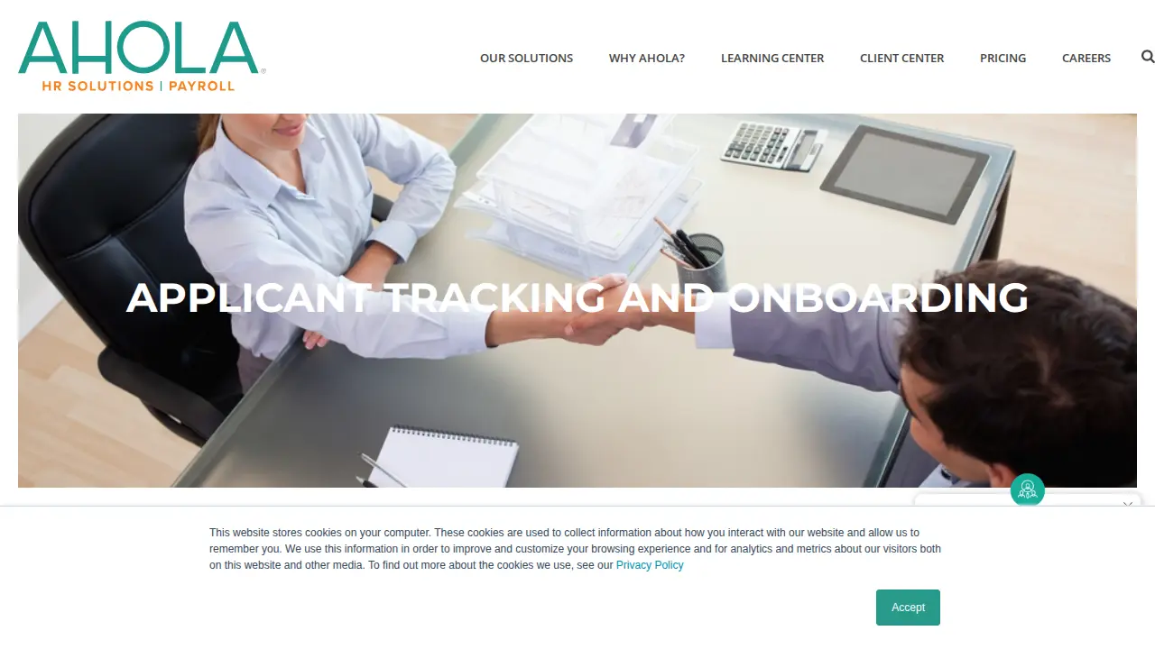 Ahola HR Solutions | Payroll - Columbus Office page