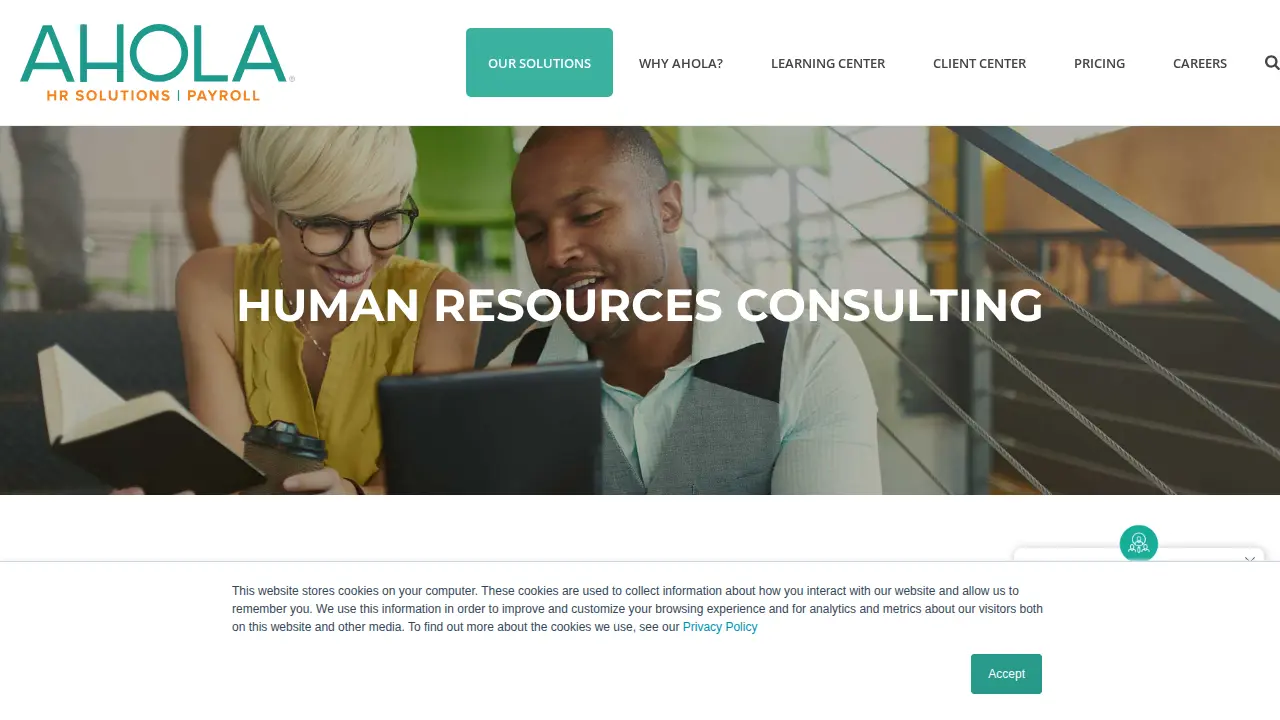 Ahola HR Solutions | Payroll - Columbus Office page