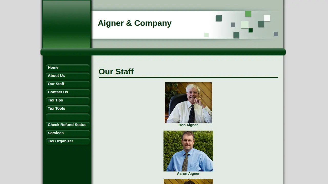 Aigner & Company page
