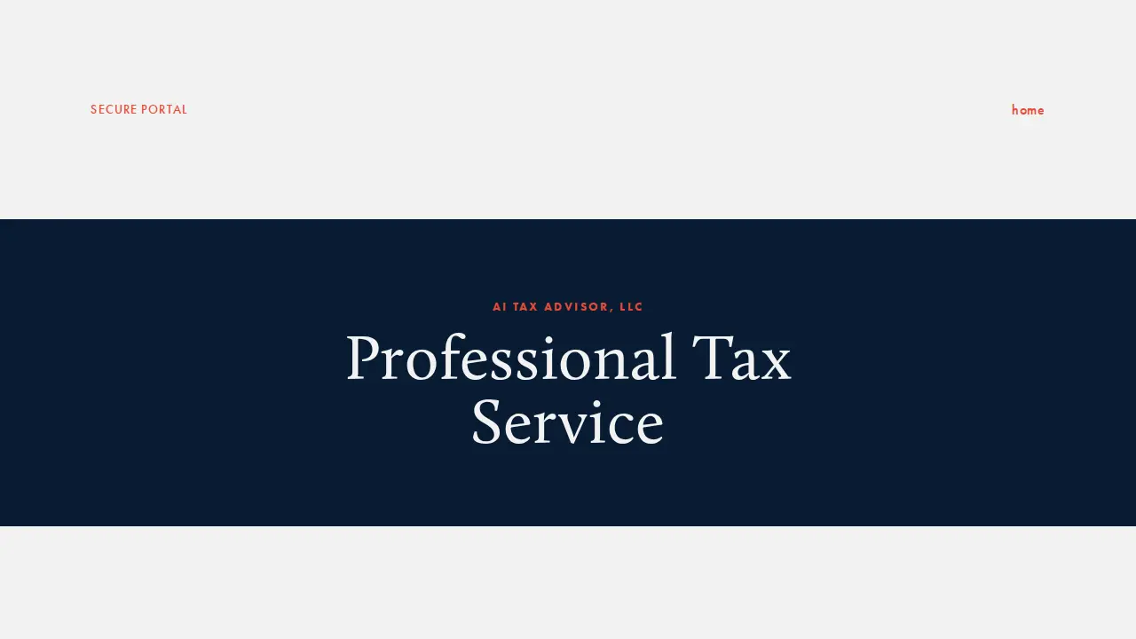 AI Tax Advisor, LLC