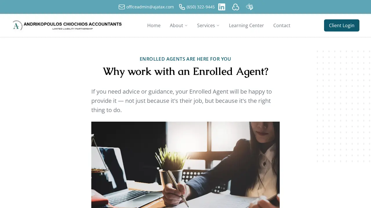 Andrikopoulos Chiochios Accountants page