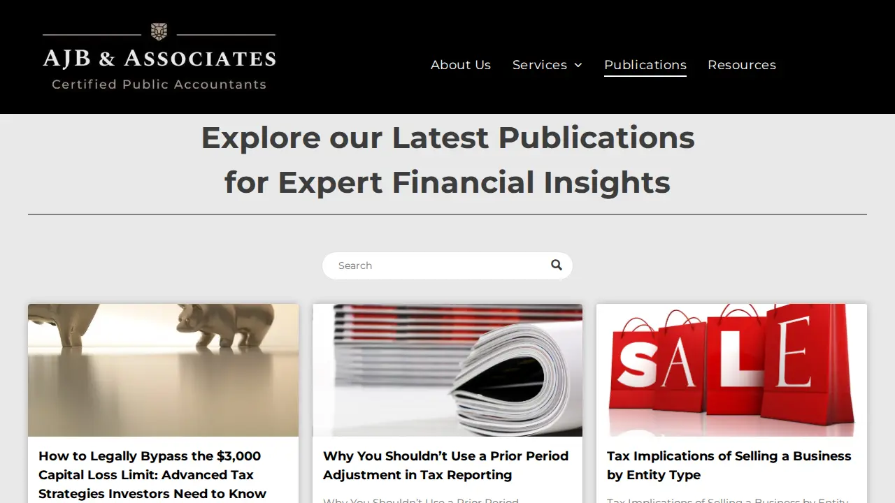 AJB & Associates page