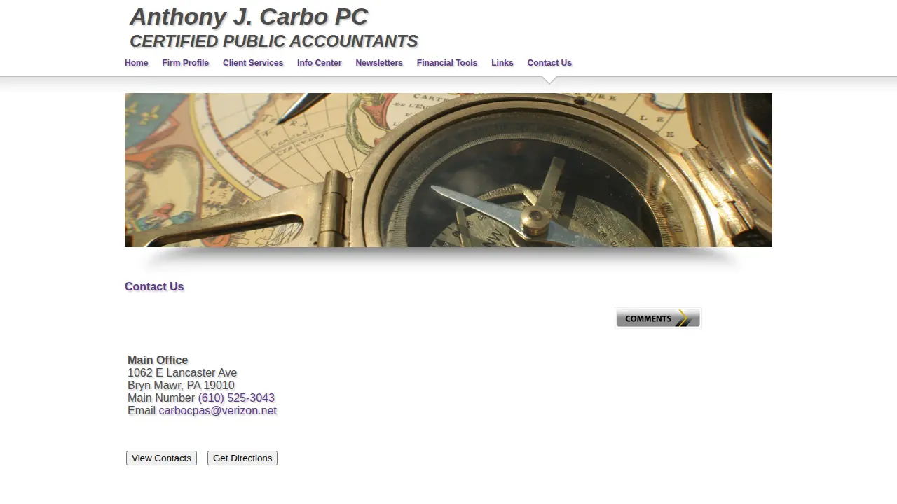 Carbo Anthony J CPA page