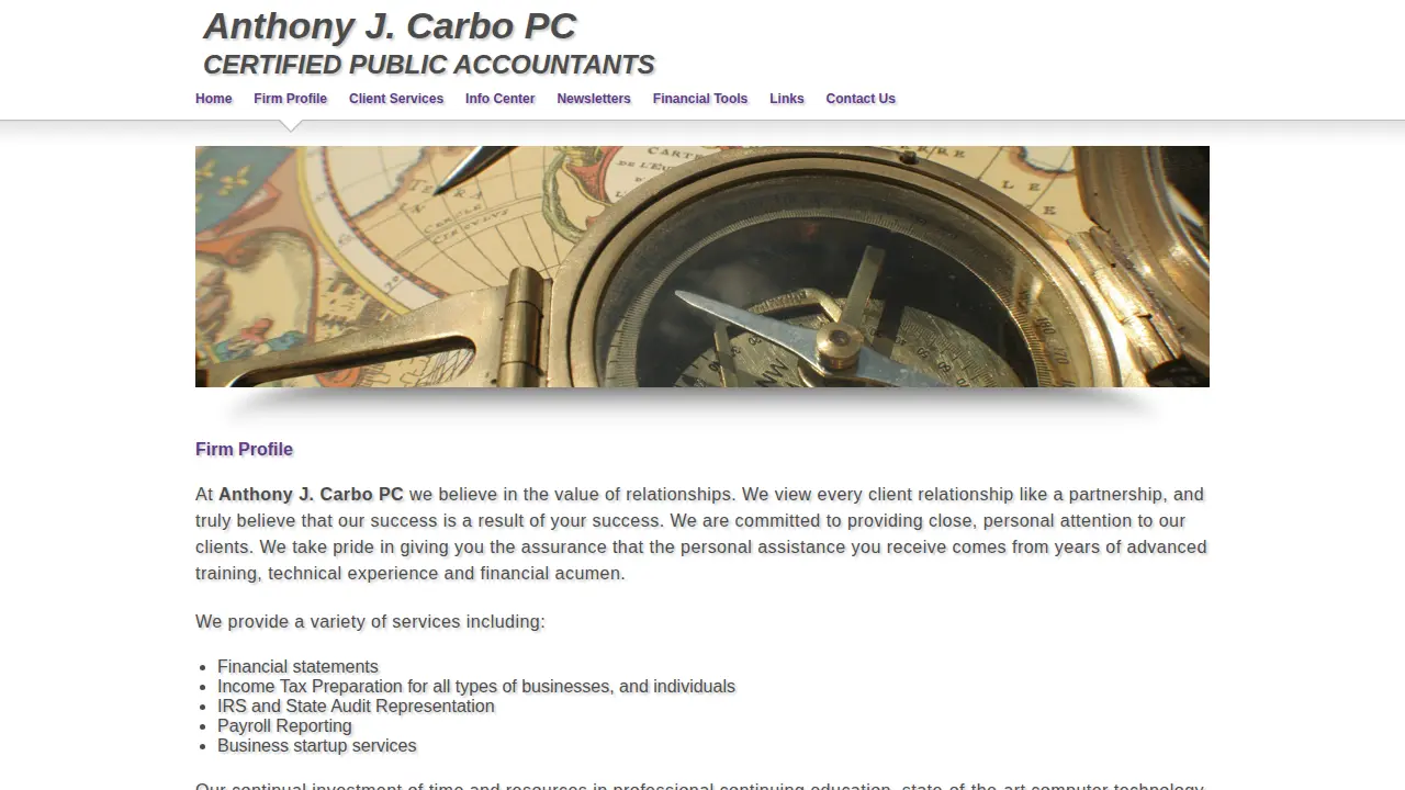 Carbo Anthony J CPA page
