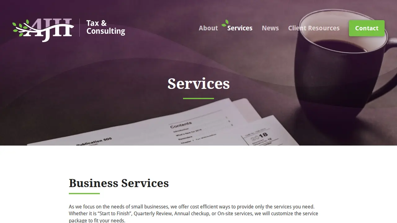 AJH Tax and Consulting LLC page