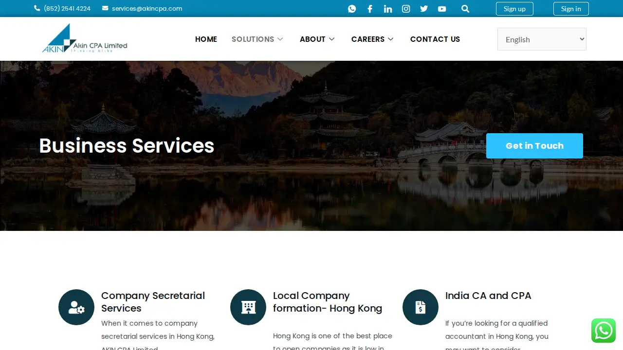 Akin CPA Ltd. page