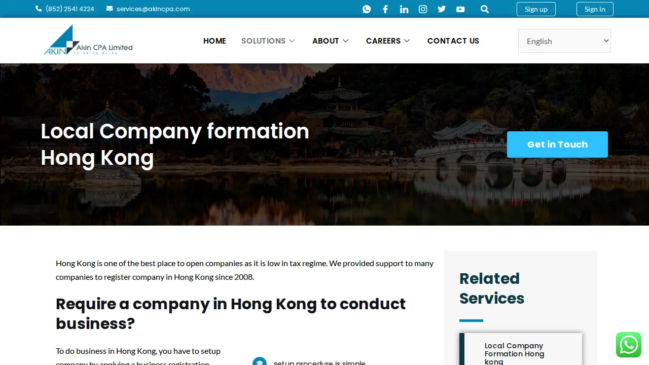 Akin CPA Ltd. page