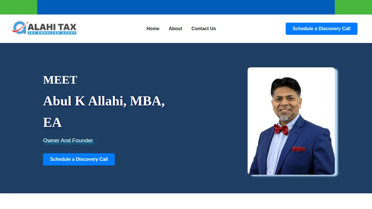 Alahi Tax & Accounting Services LLC page