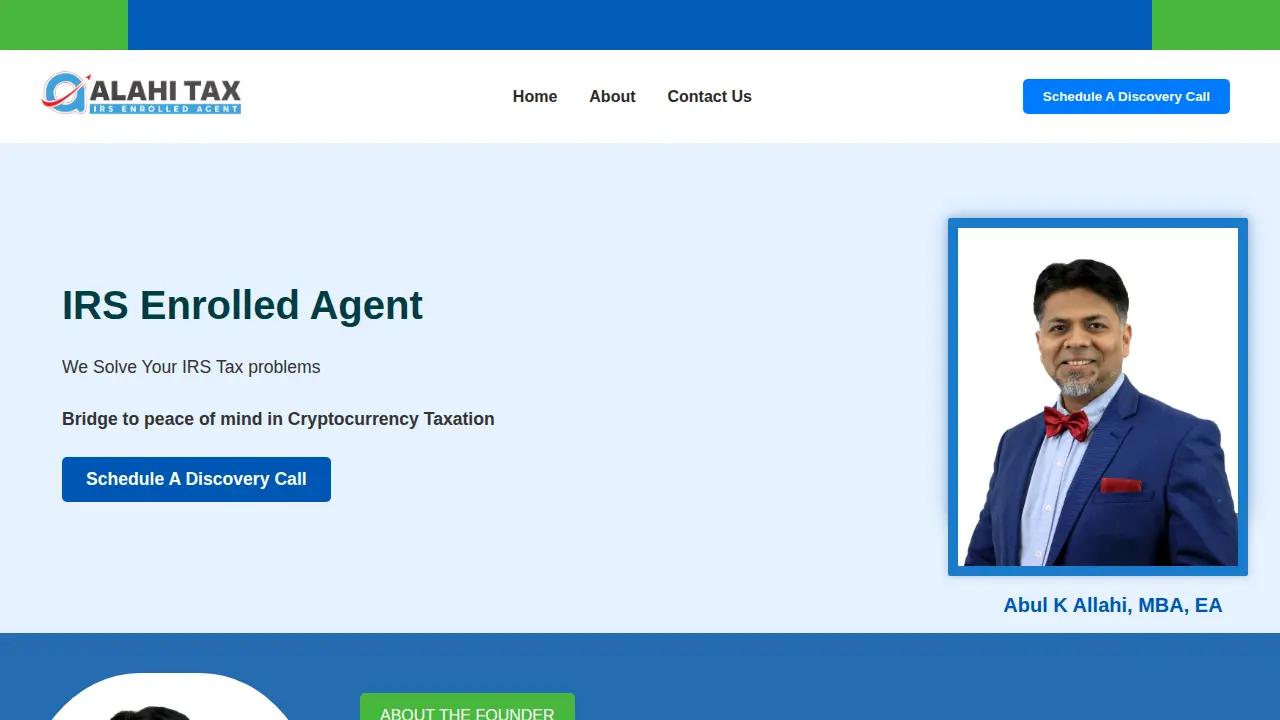 Alahi Tax & Accounting Services LLC page