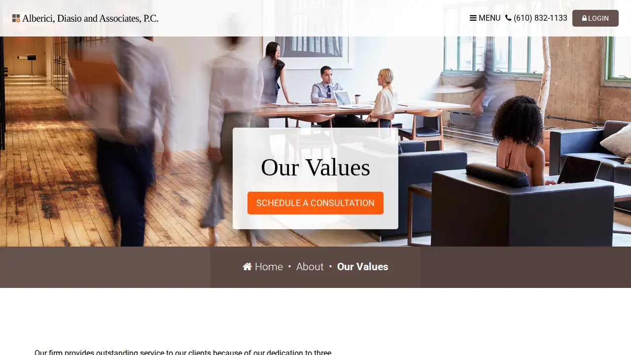 Alberici, Diasio & Associates, PC page