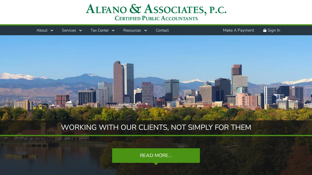 Alfano & Associates page