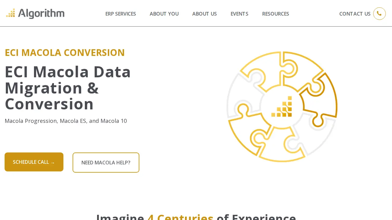 Algorithm Inc page