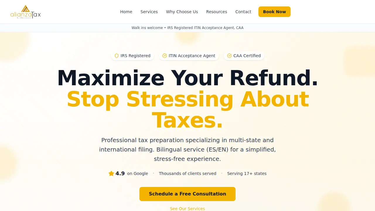 Alianza Tax