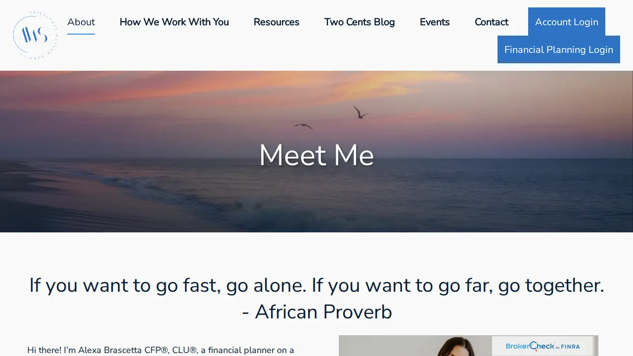 Aligned Wealth Strategies page