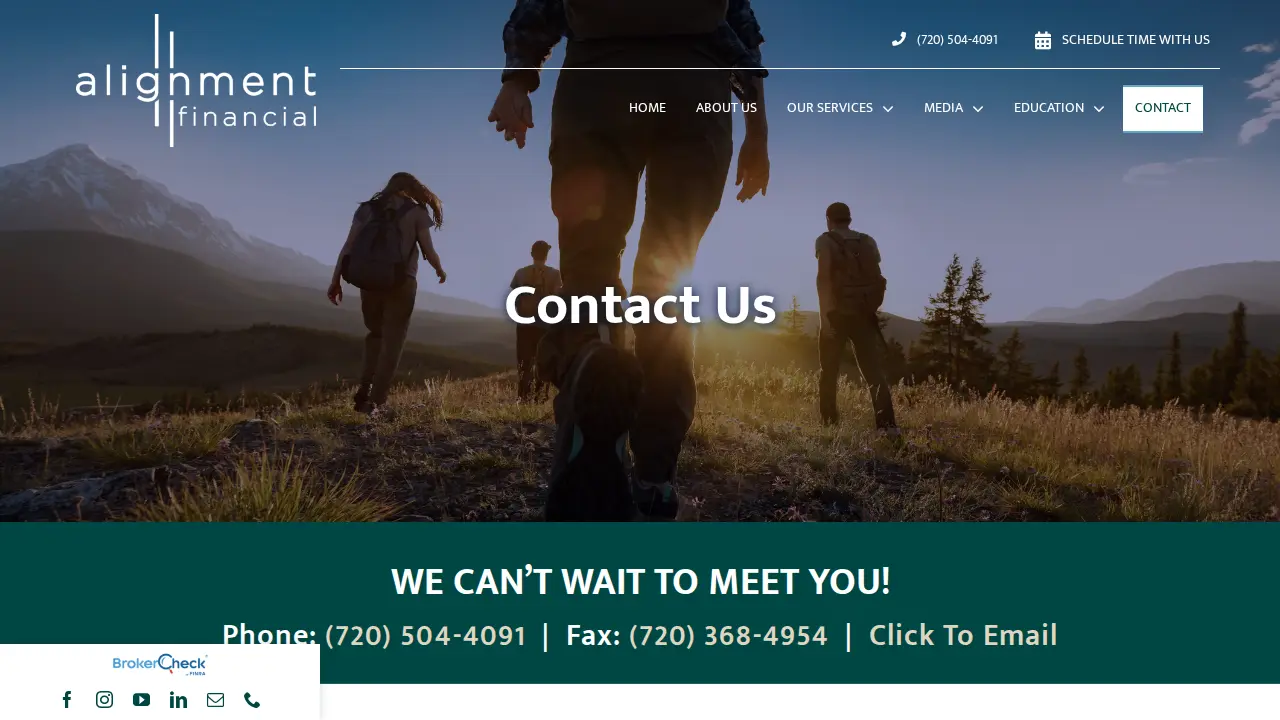 Alignment Financial Advisors - Financial Solutions & Small Business Planning page