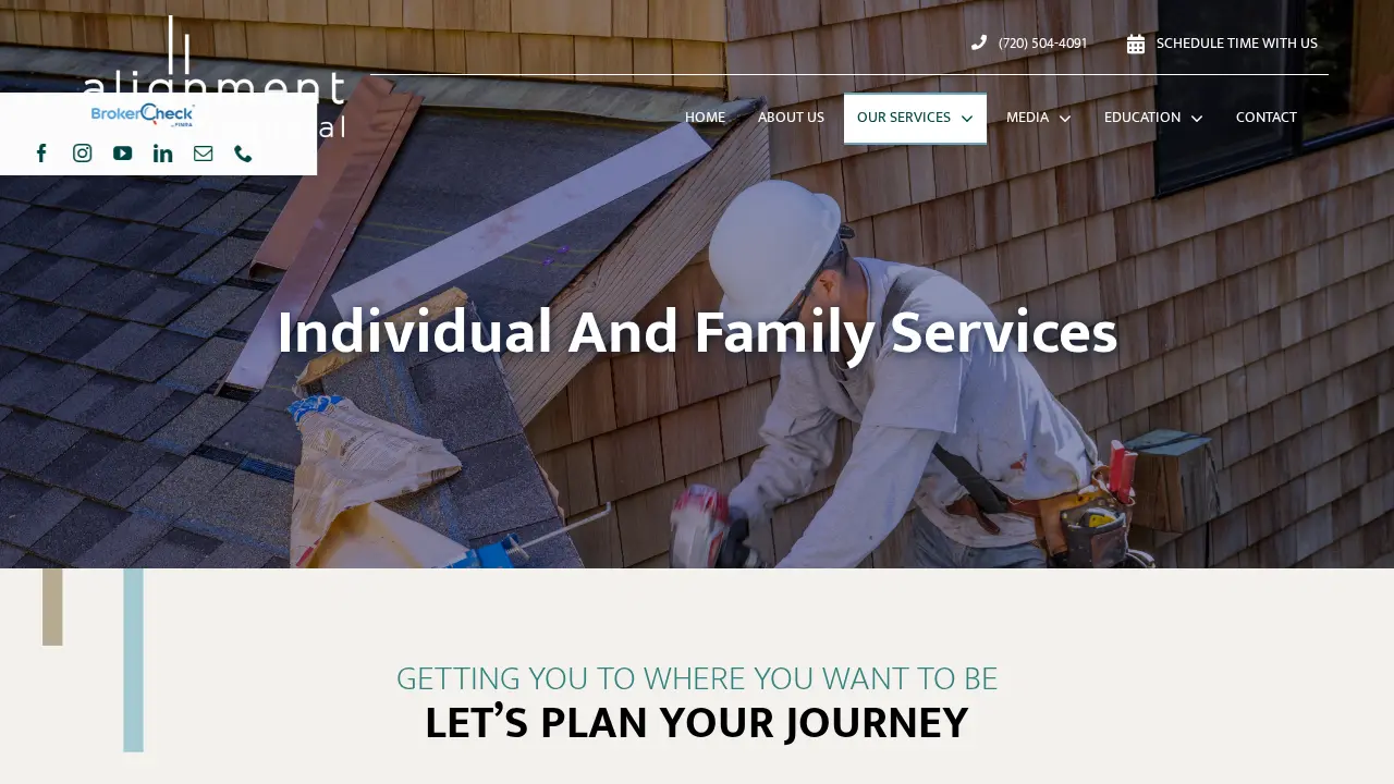 Alignment Financial Advisors - Financial Solutions & Small Business Planning page