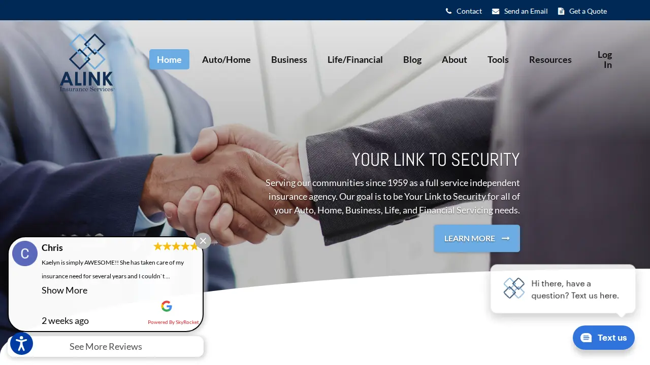 ALINK Insurance Services - Parker, CO page