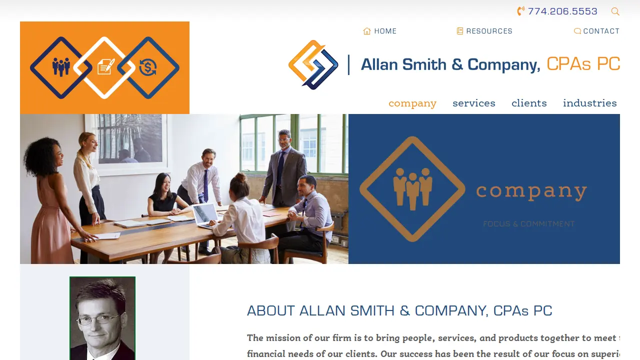 Allan Smith & Company, CPAs PC page