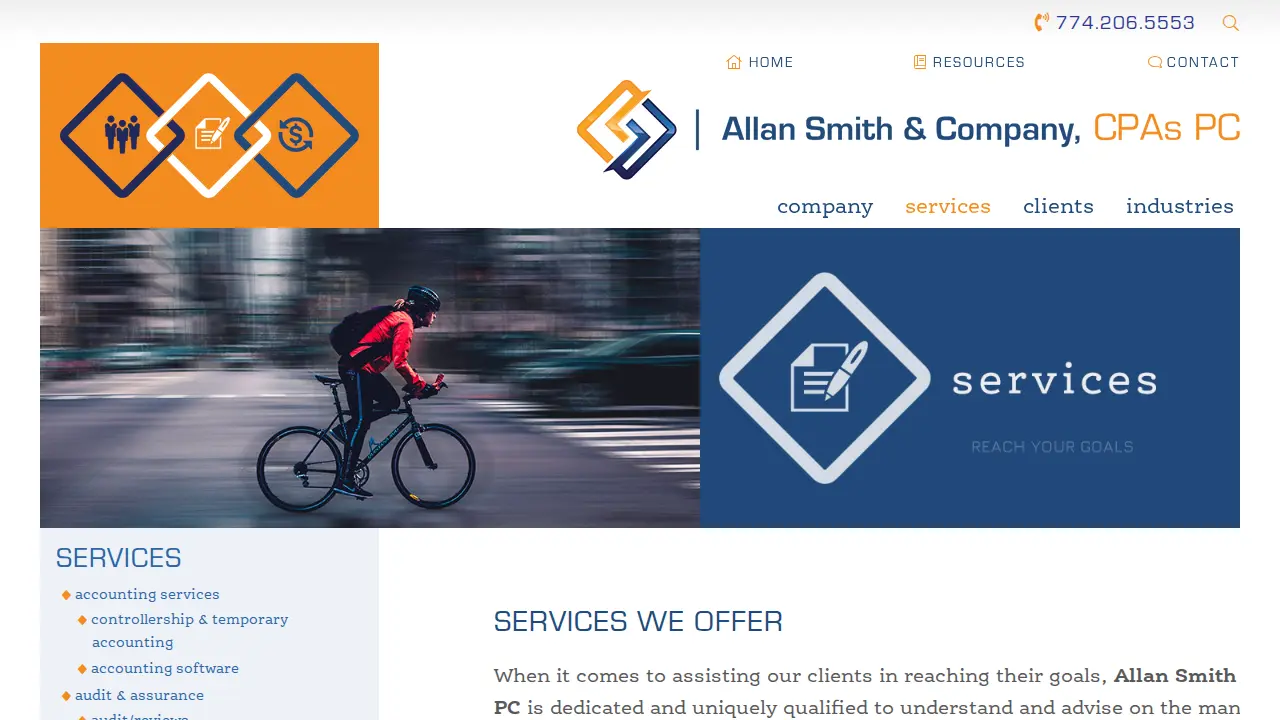 Allan Smith & Company, CPAs PC page