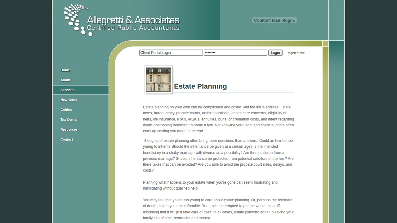 Allegretti & Associates page