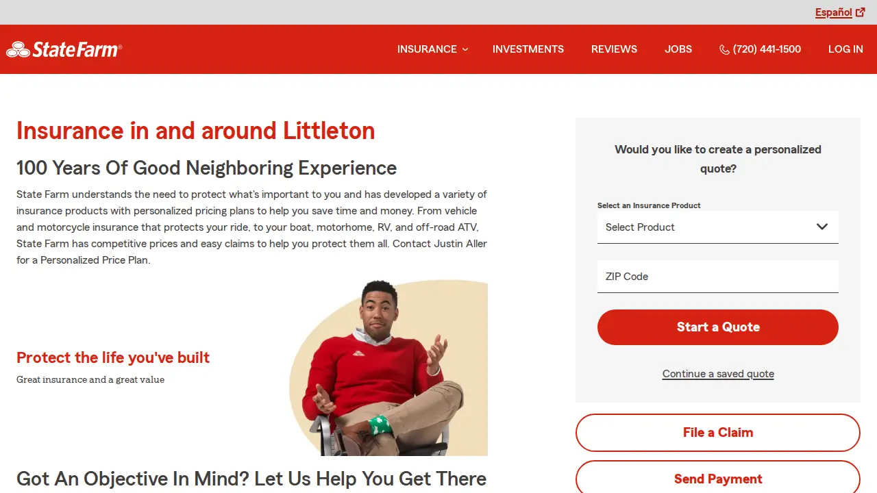Justin Aller - State Farm Insurance Agent page