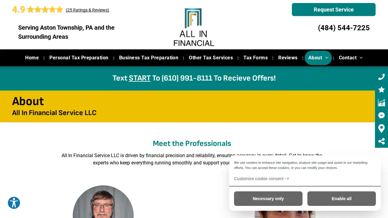 All In Financial Service LLC page
