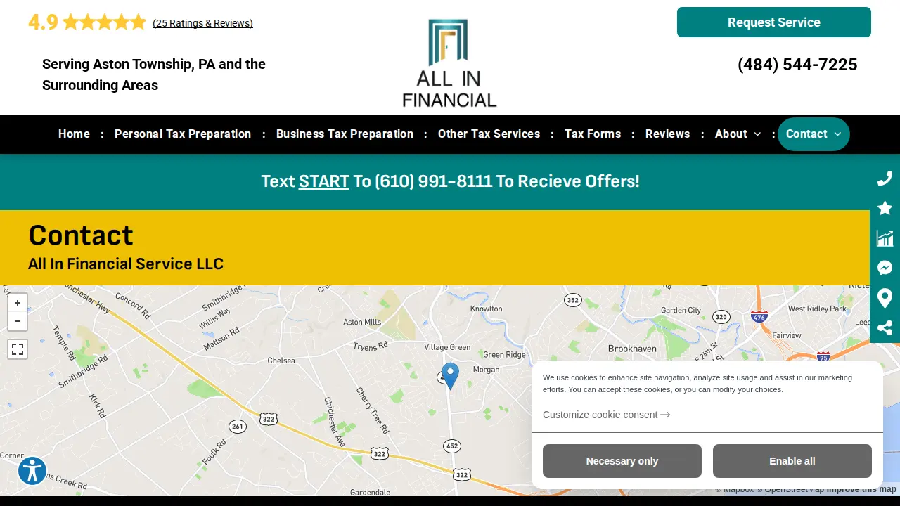 All In Financial Service LLC page