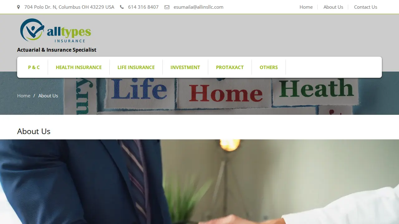 Alltypes Insurance LLC page