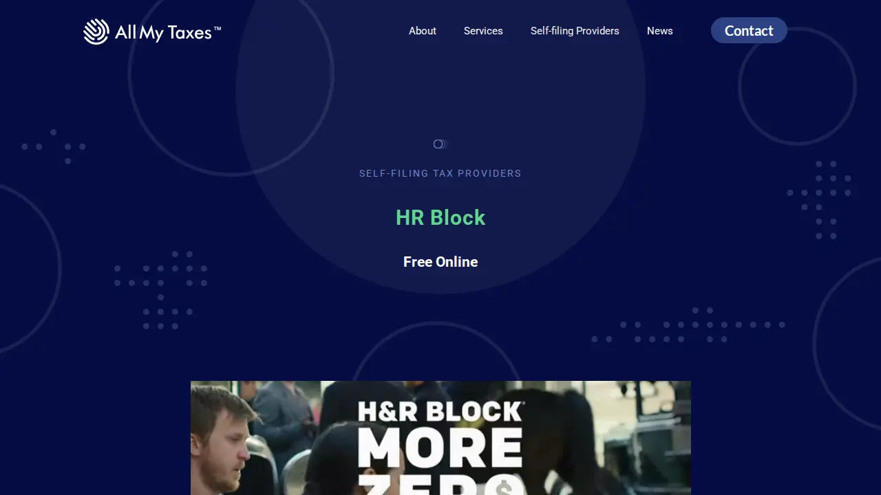 All My Taxes page