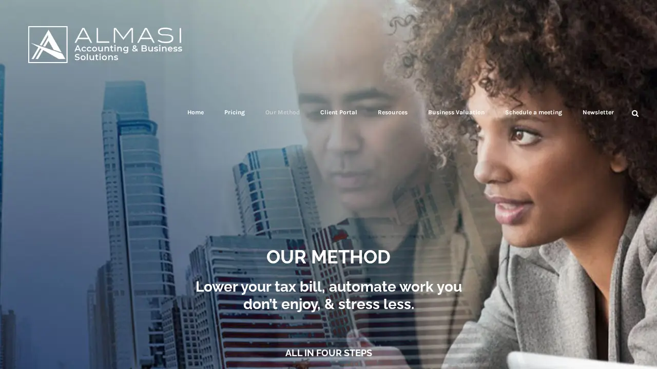 Almasi Accounting and Business Solutions page