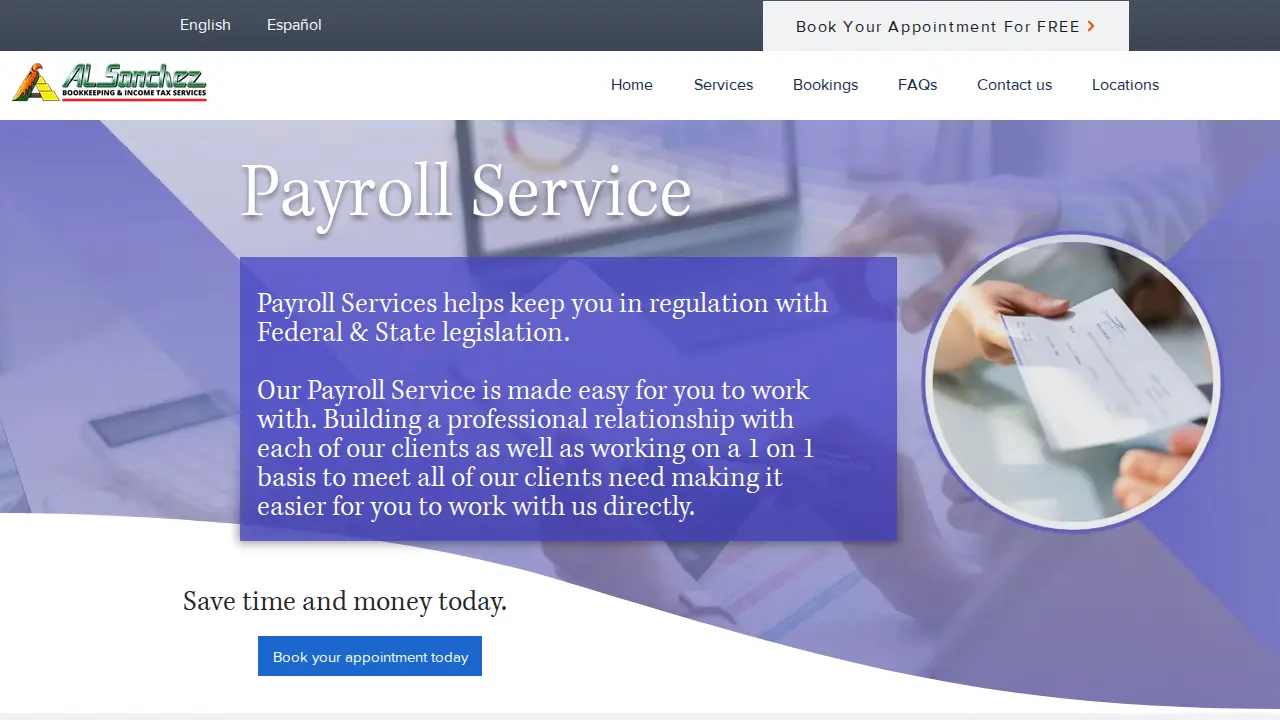 ALA Income Tax Service page