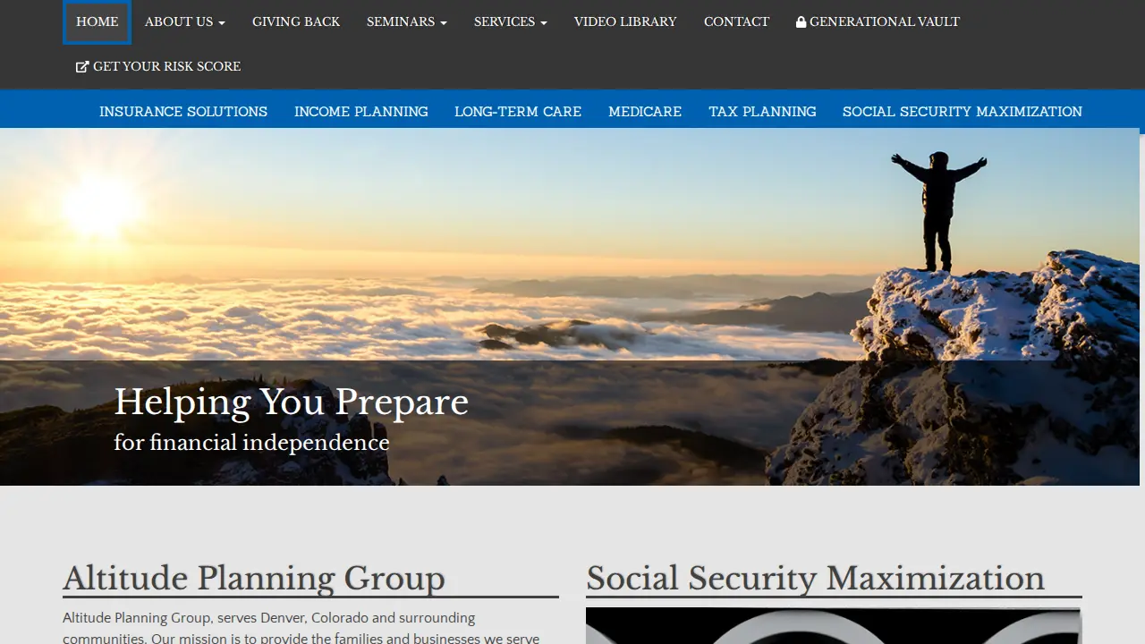 Altitude Planning Group page