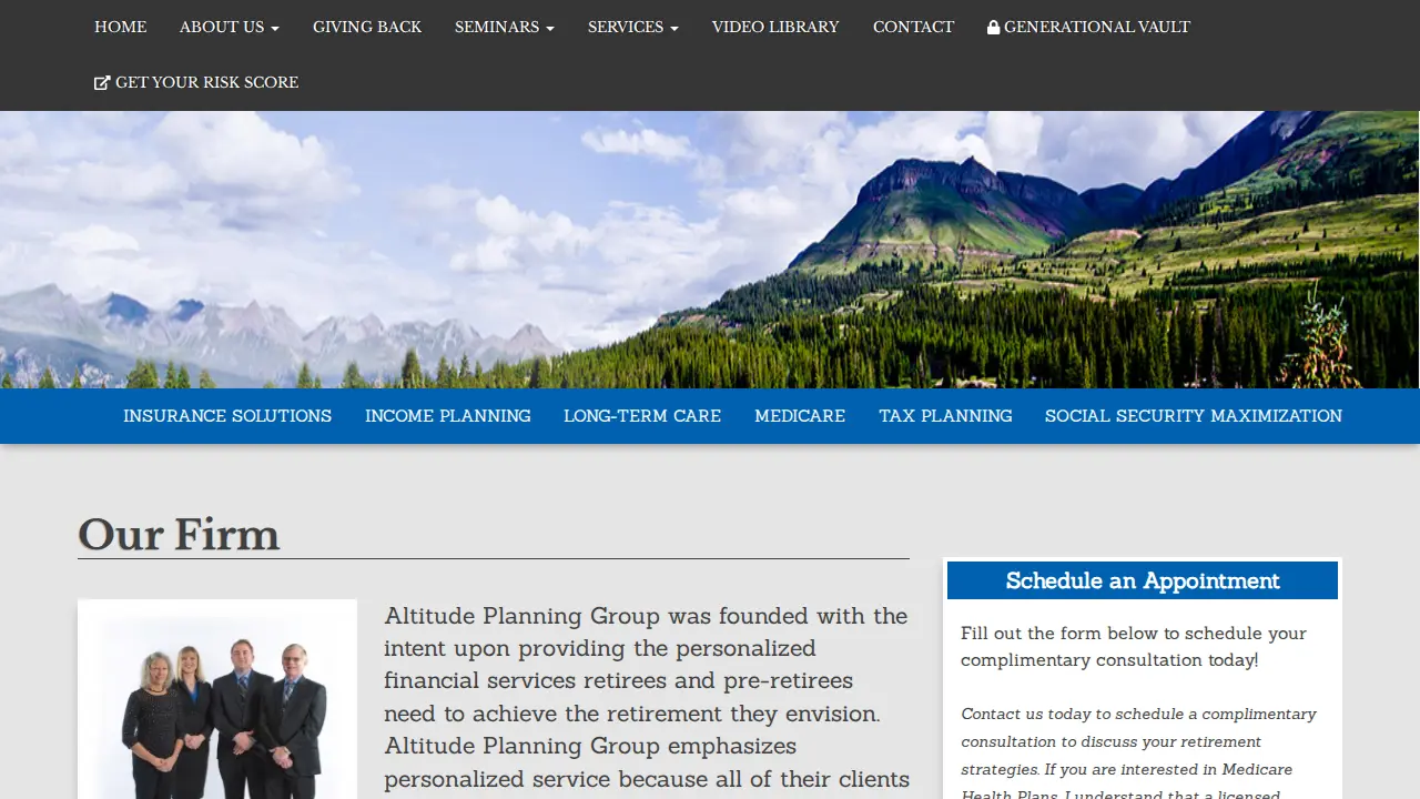 Altitude Planning Group page