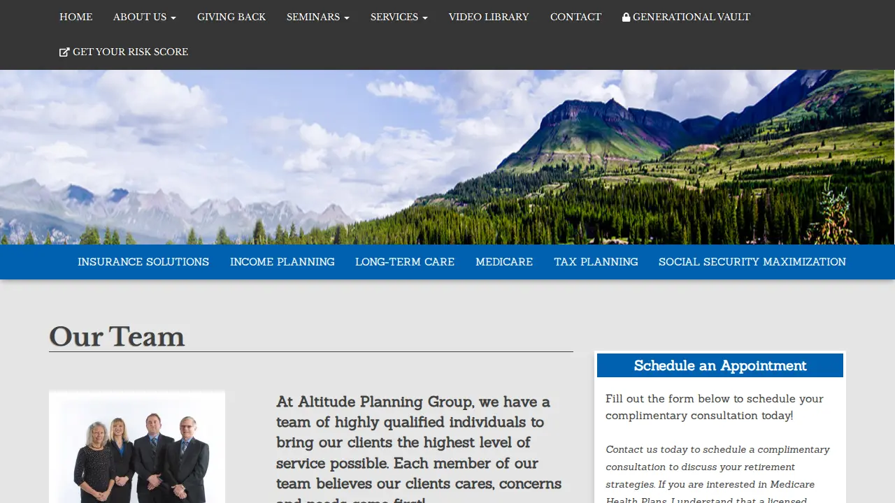 Altitude Planning Group page