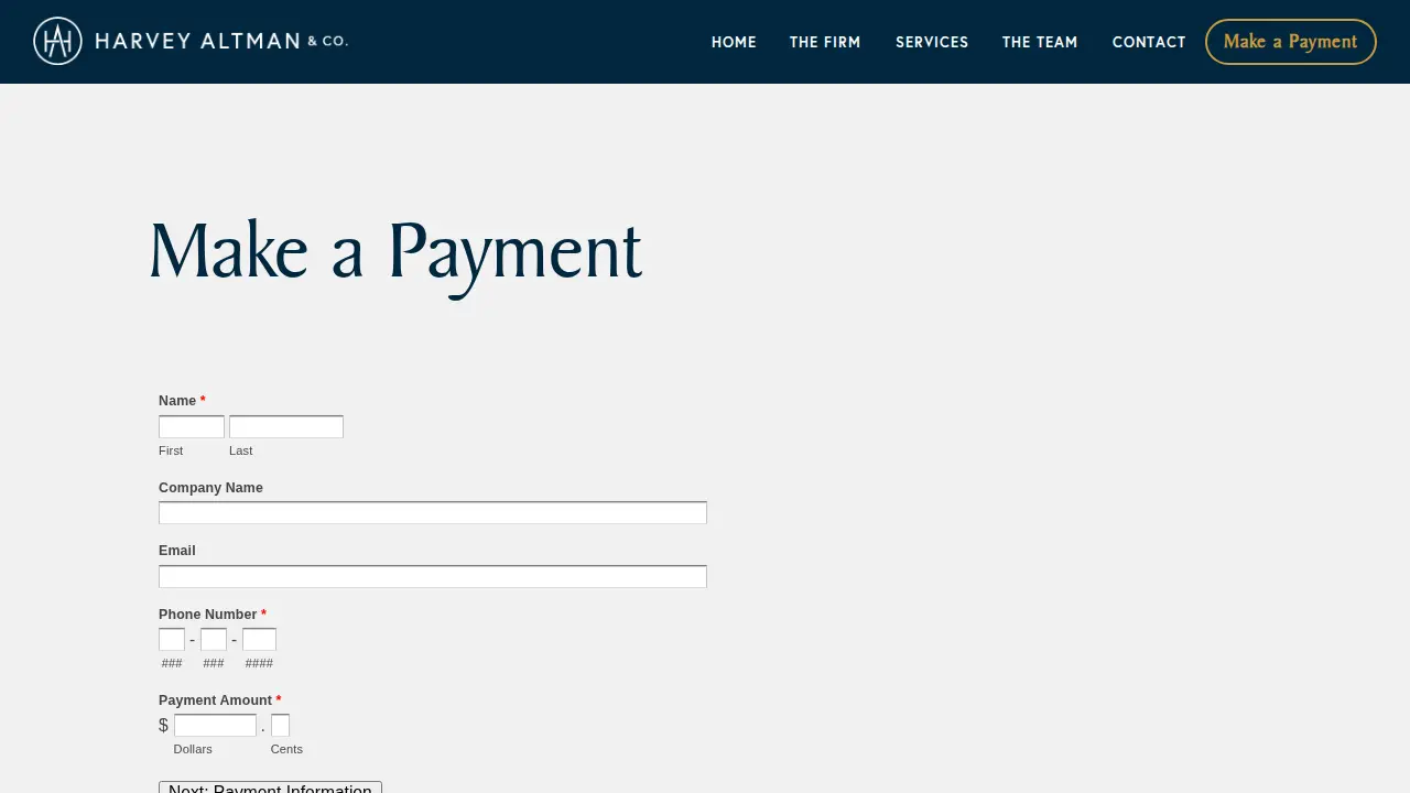 Harvey Altman & Co, CPA, PC page