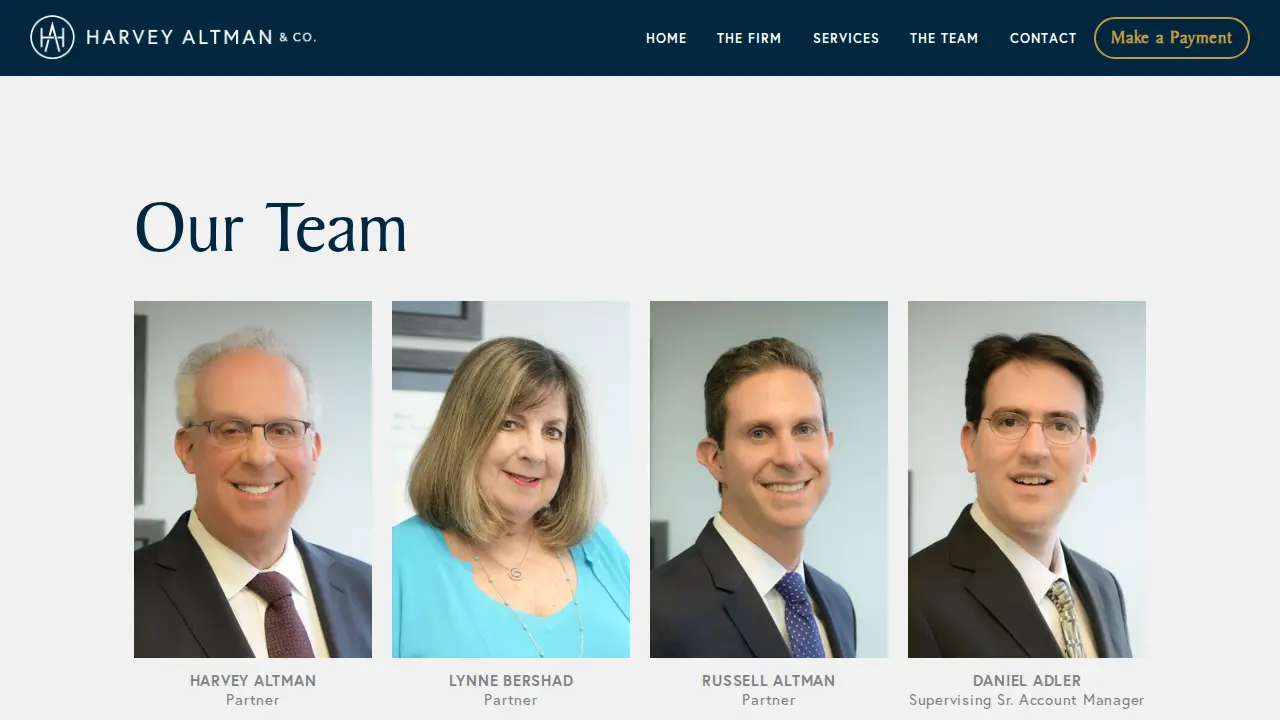 Harvey Altman & Co, CPA, PC page