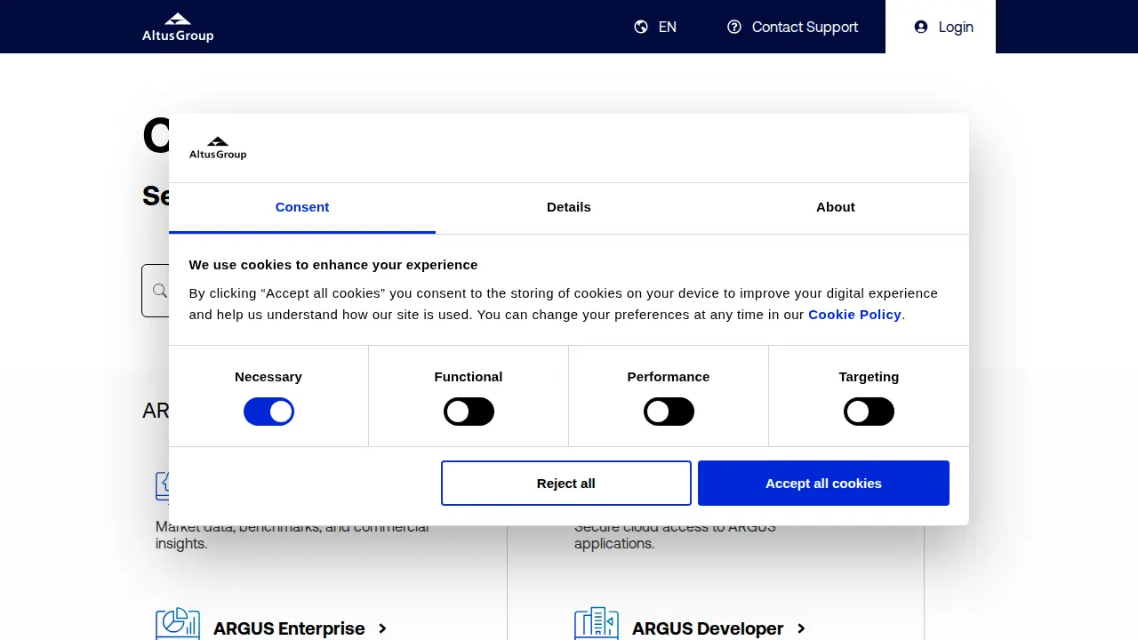 Altus Group page