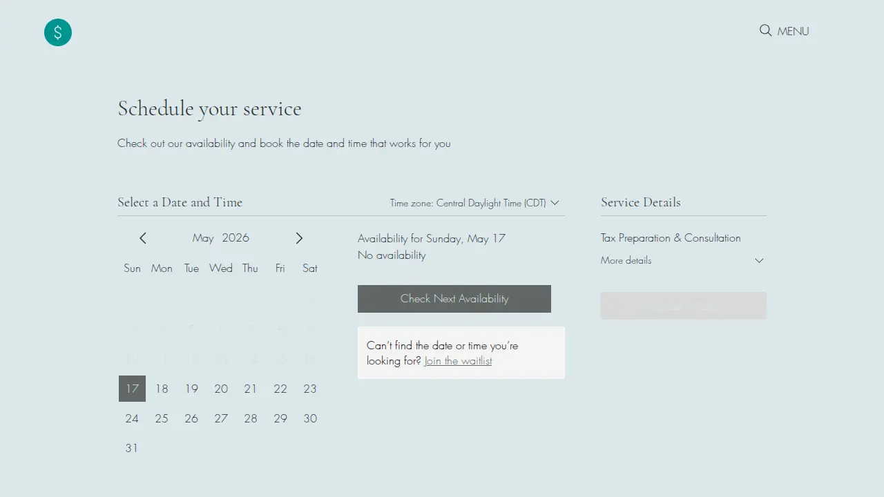 ALW Consulting & Tax Preparation page