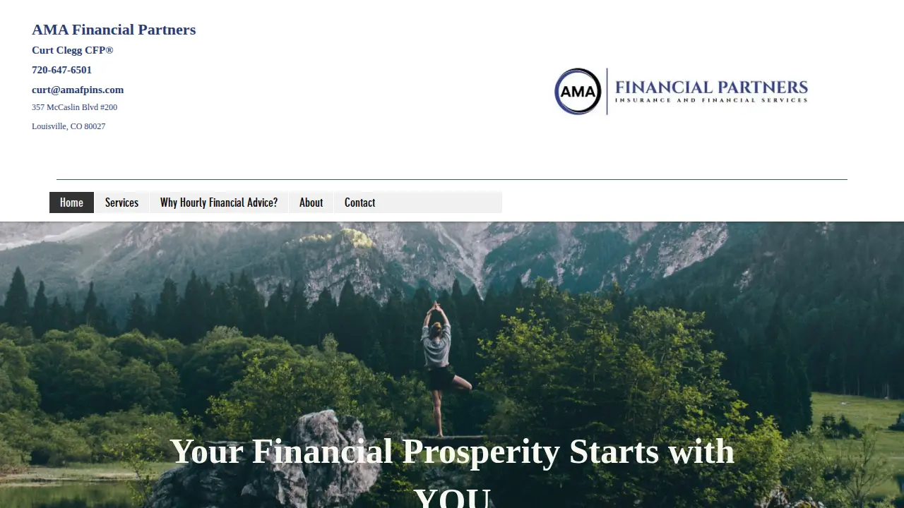 AMA Financial Partners page